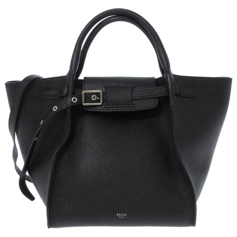 vintage celine black bag|old celine big bag.